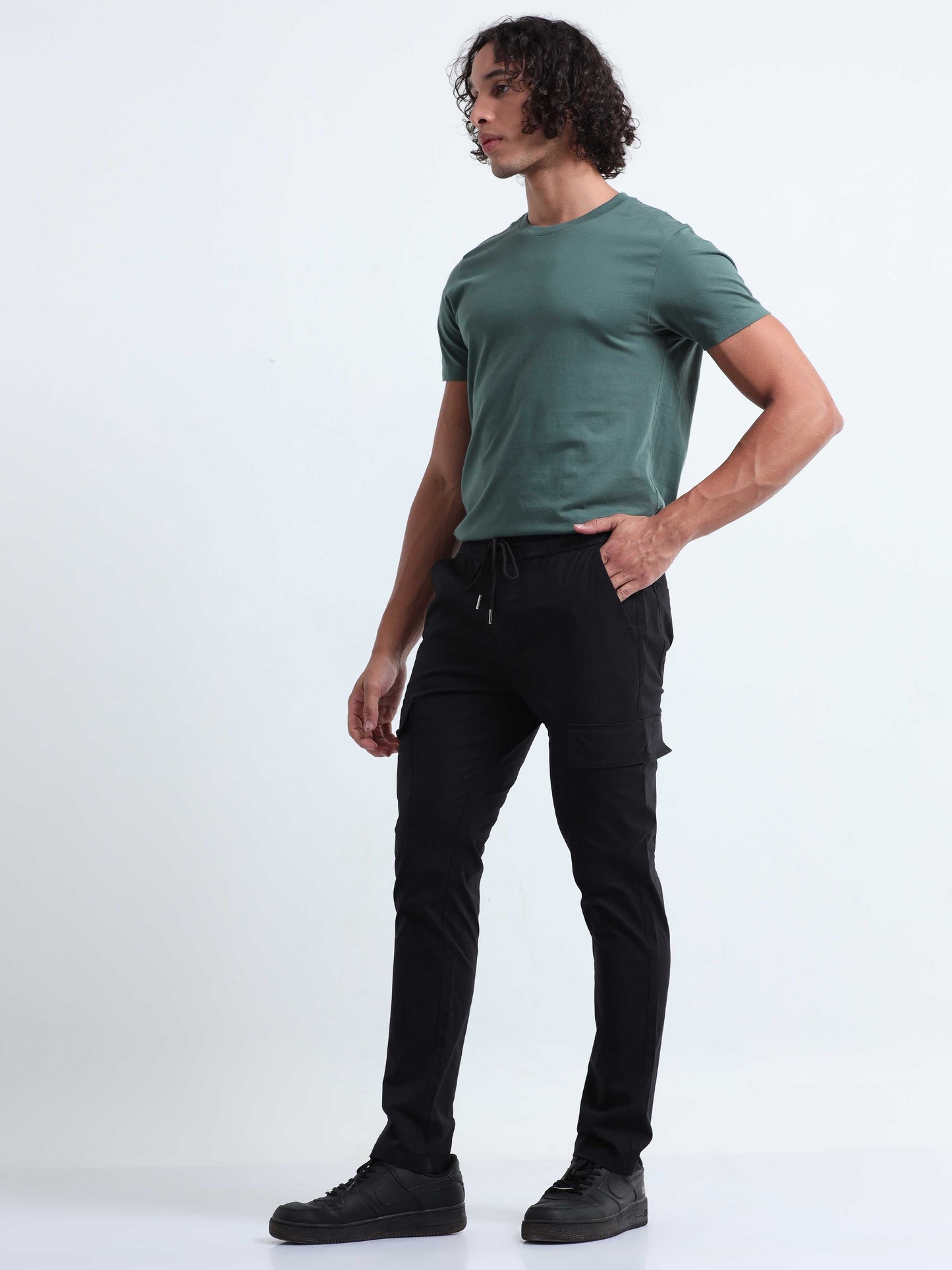 Air Sense Black Cargo Pants