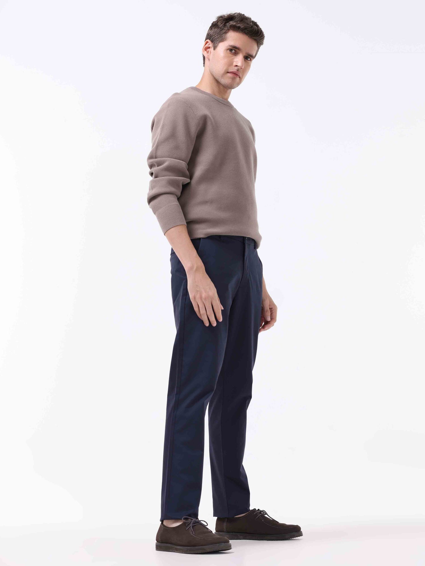 Semi Liquid Statement Navy Chino