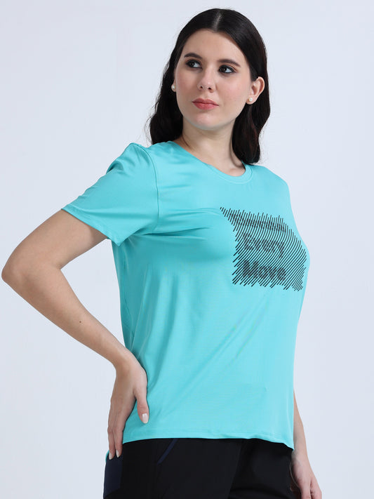 Turquoise Mint Peak Performance T- Shirt