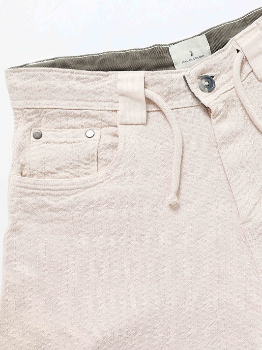 Weavon Relaxed Trouser In Cream