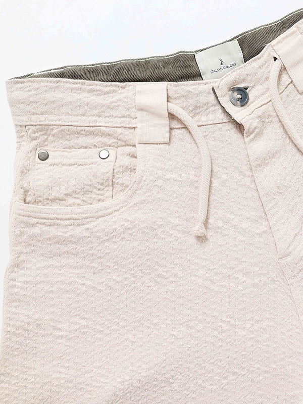 Weavon Relaxed Trouser In Cream