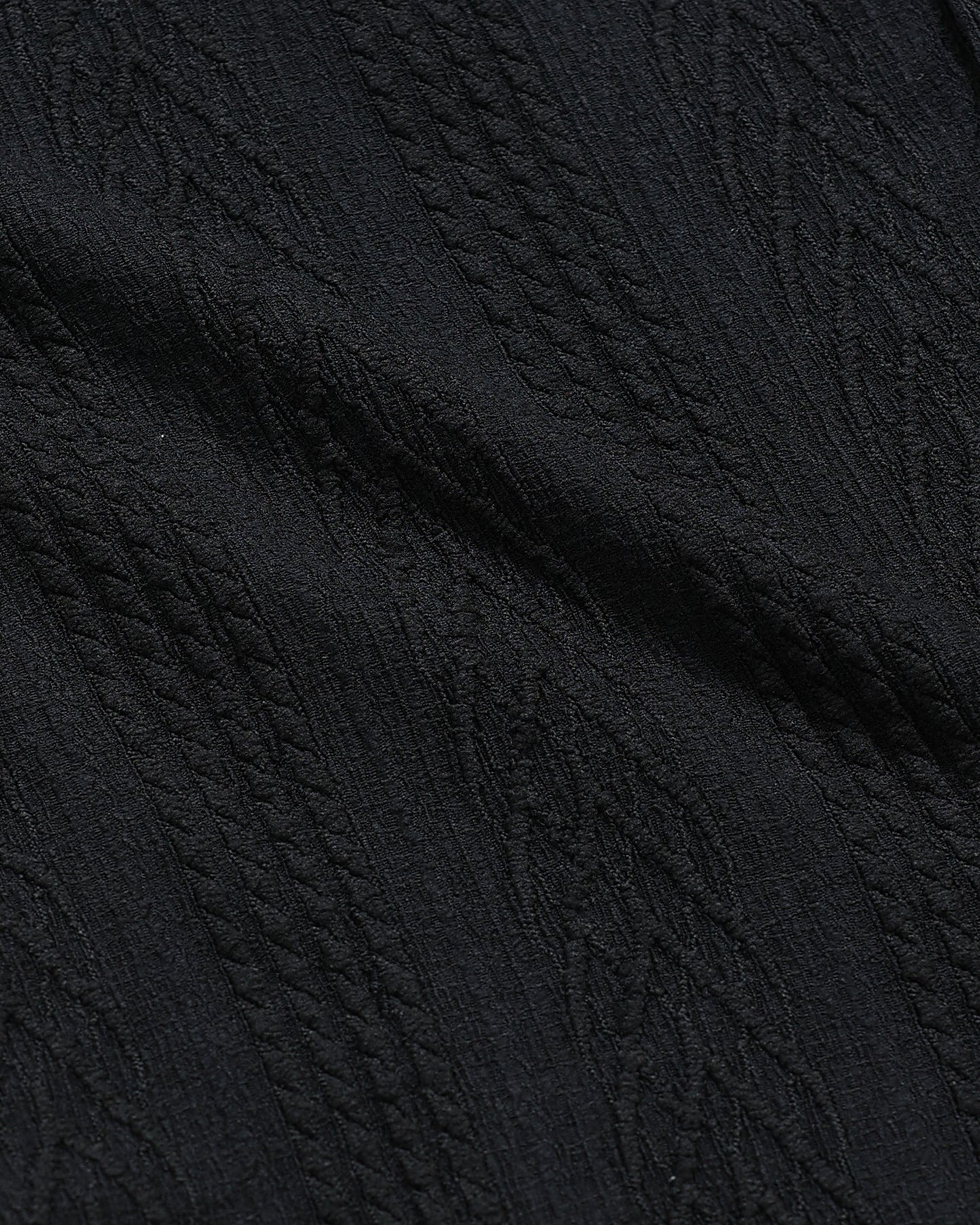 WAVE Black Knit Shirt