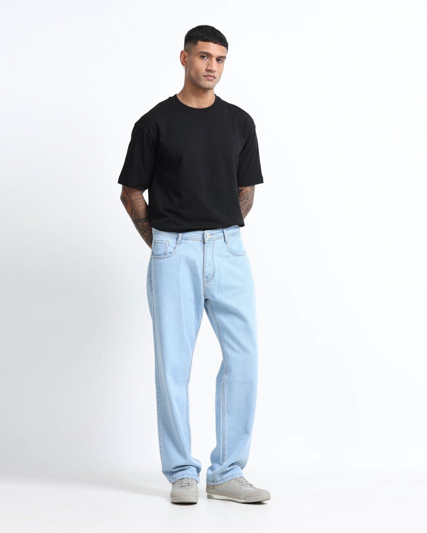 SIGNATURE ICE BLUE DENIM - Straight fit