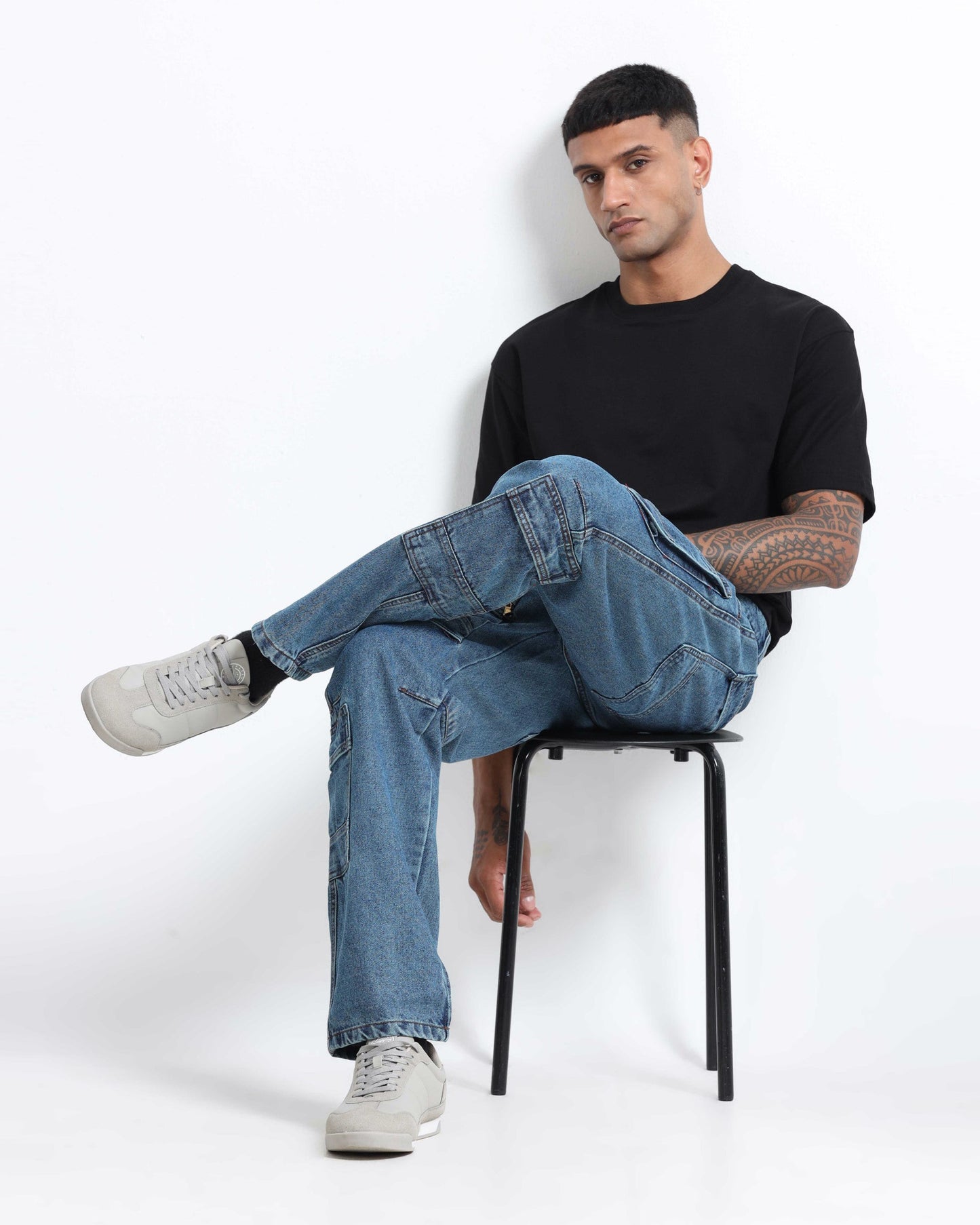 SHOW STOPPER BLUE DENIM - Relaxed fit