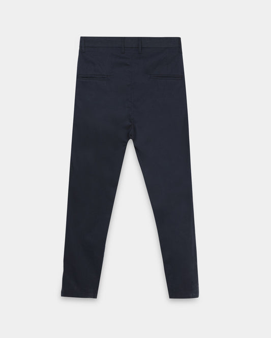 Airy Twill Trousers - Navy Blue
