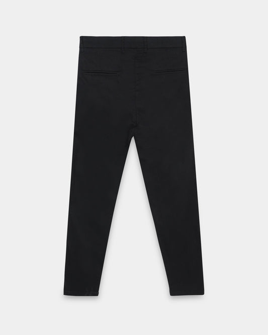 Airy Twill Trousers - Black