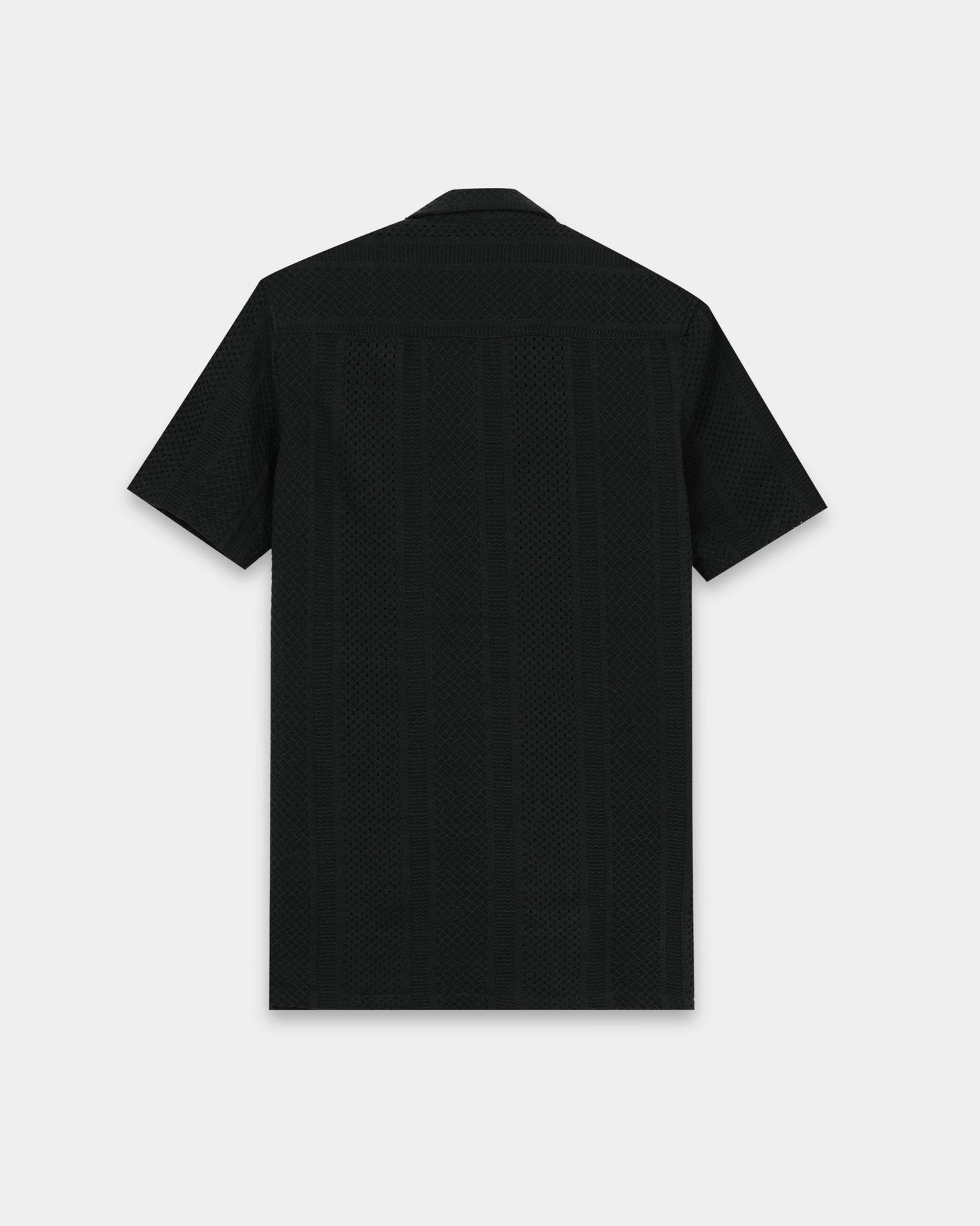 AETHER Dark Green Mesh Knit shirt
