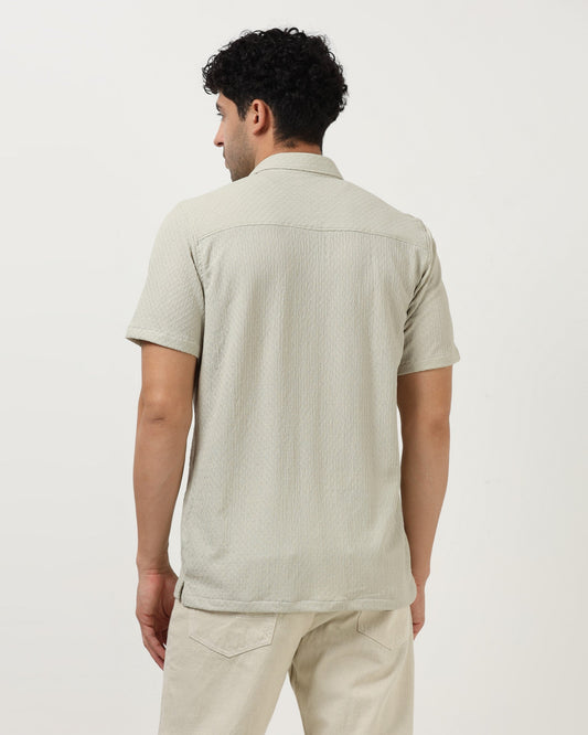 HALO Sage Green Knit Shirt