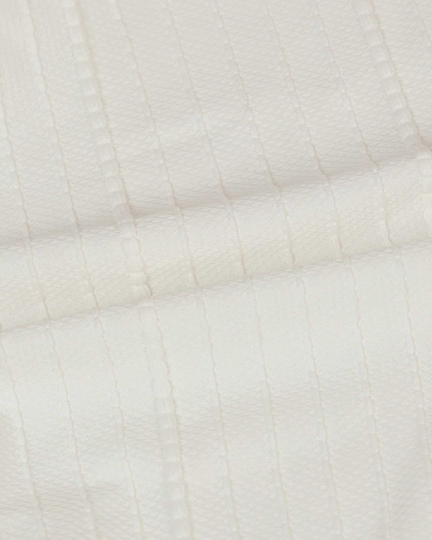 VERTIX White Textured Knit Shirt