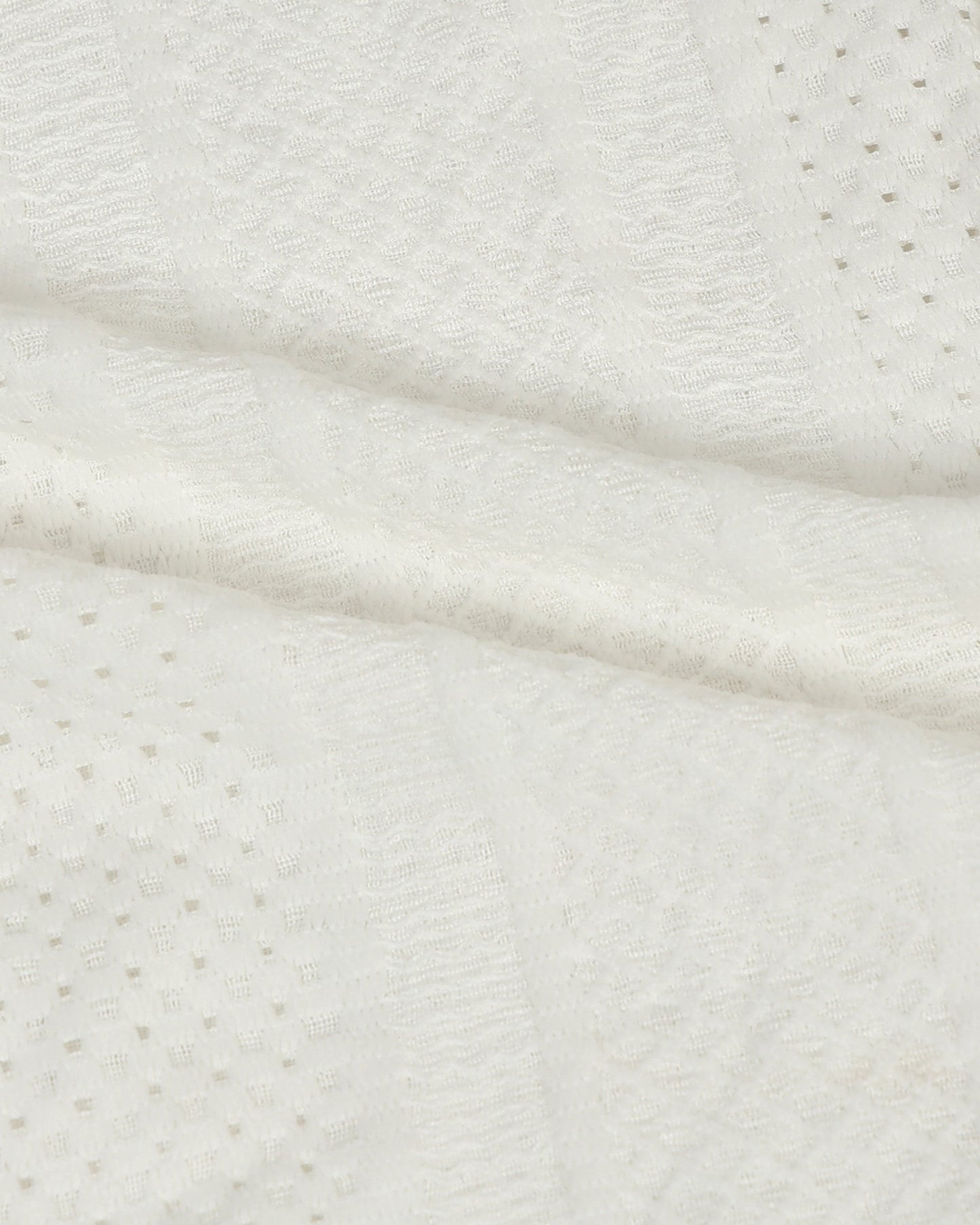 AETHER White Mesh Knit shirt