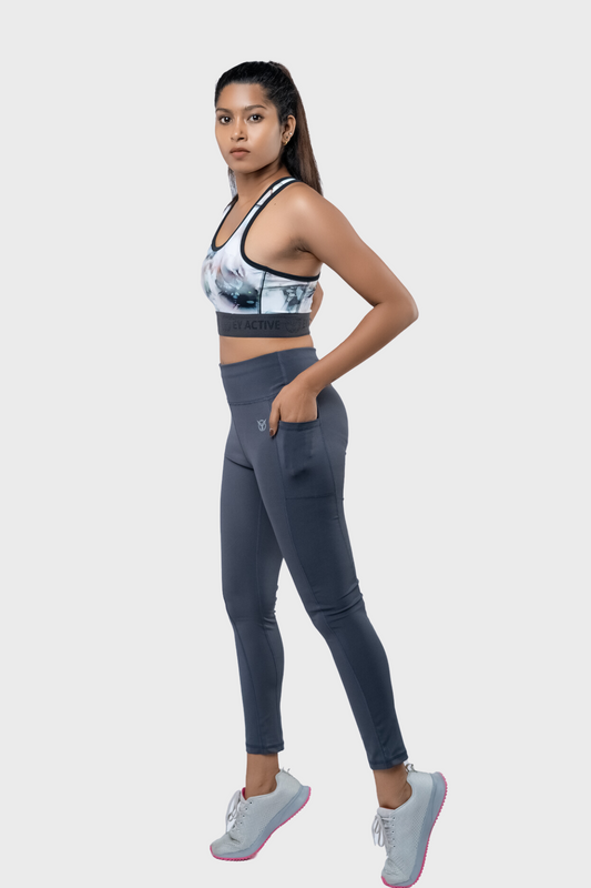 Verveflex:active Legging/tights-full Length - High Waist- 2 Pockets