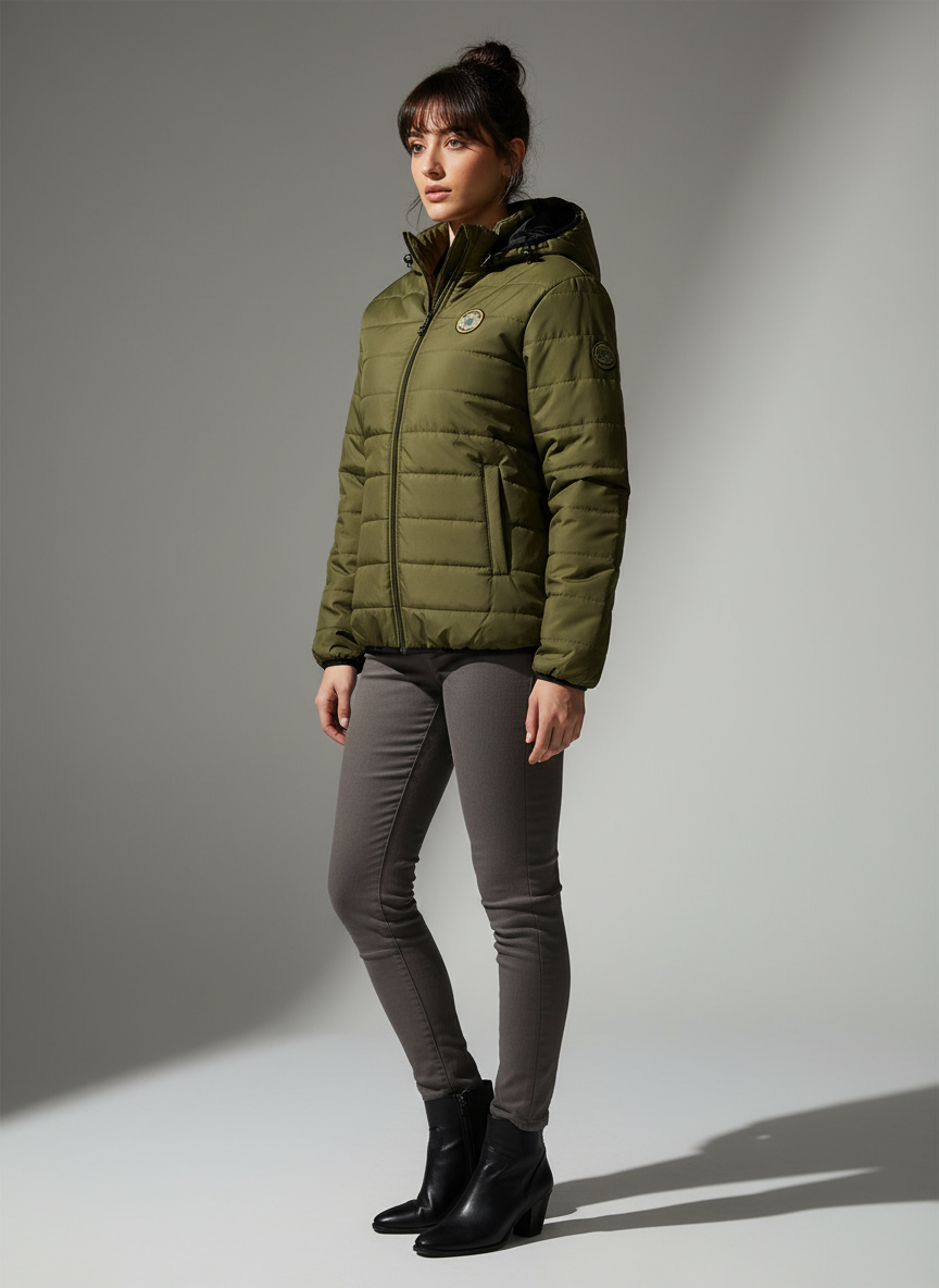 Olive Women's Jacket - Polyester