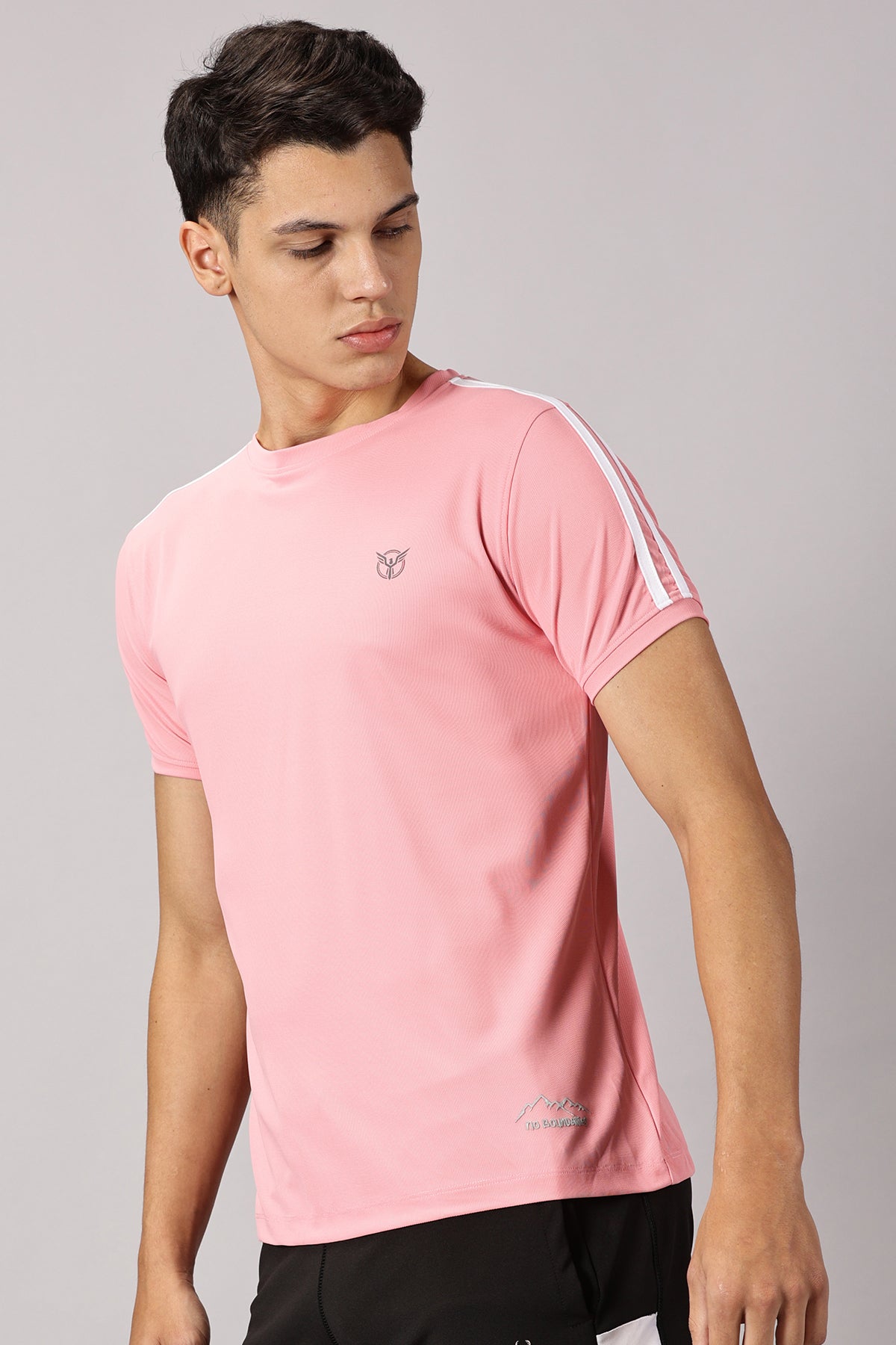 Men Performance Sleeve Line Tee