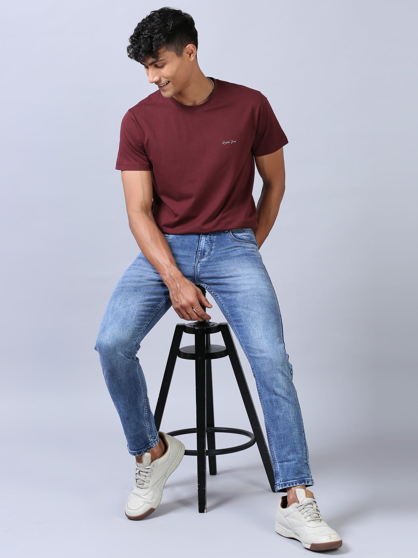 Ankel Fit Jeans - Light Indigo