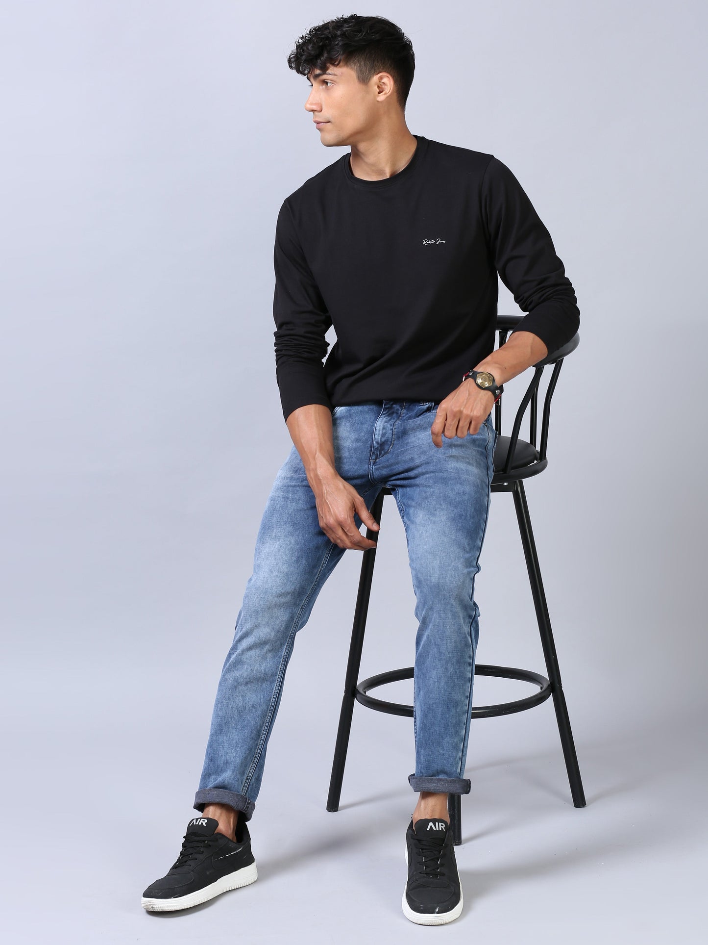 Ankle Fit Jeans - Vintage Blue