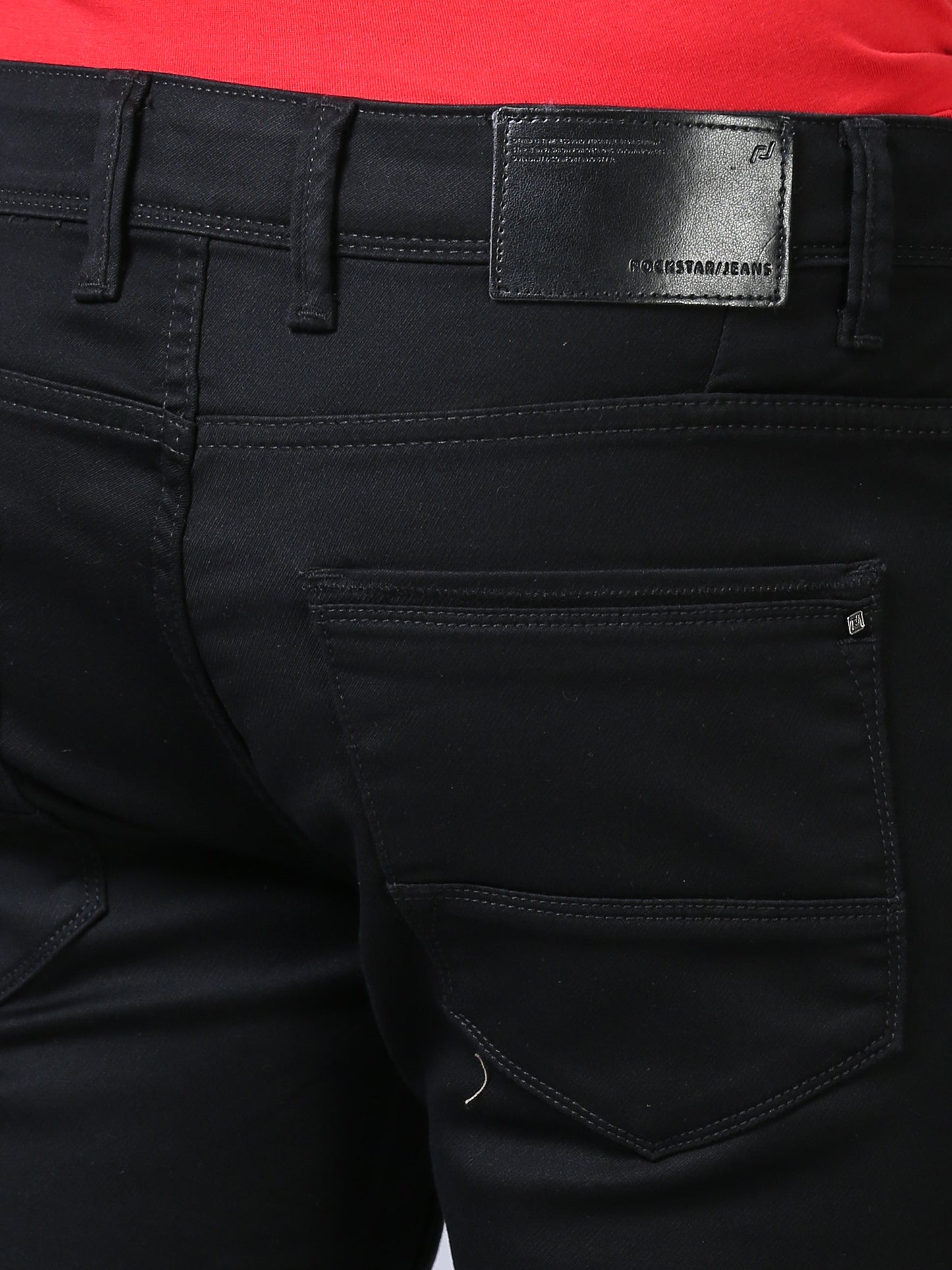 Colored Denim- Dark Black