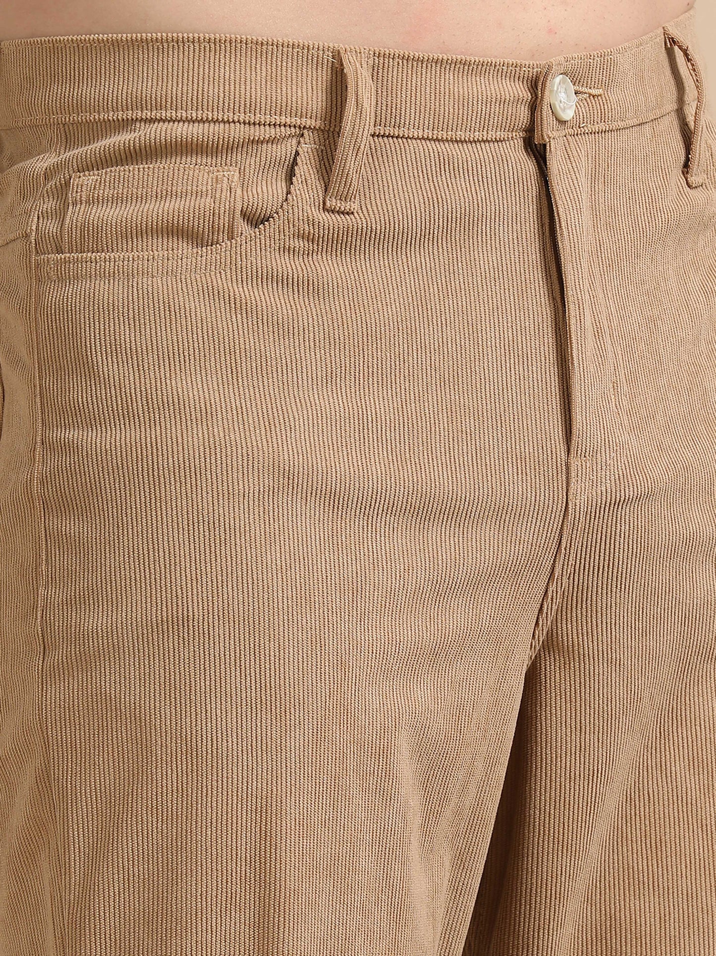 Light Brown Corduroy Trousers