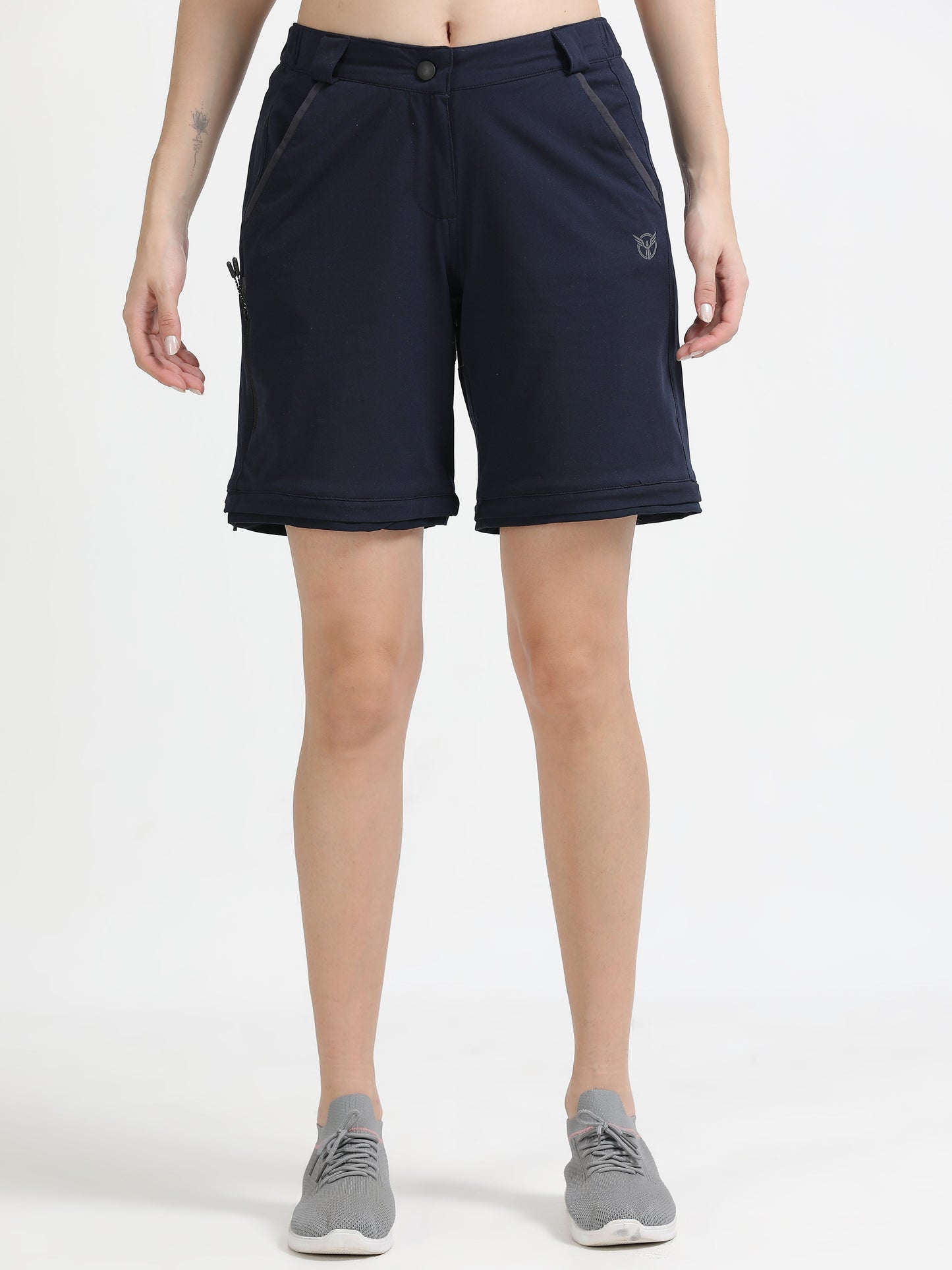 Navy Detachable “Convertible” Camper Pants
for Women