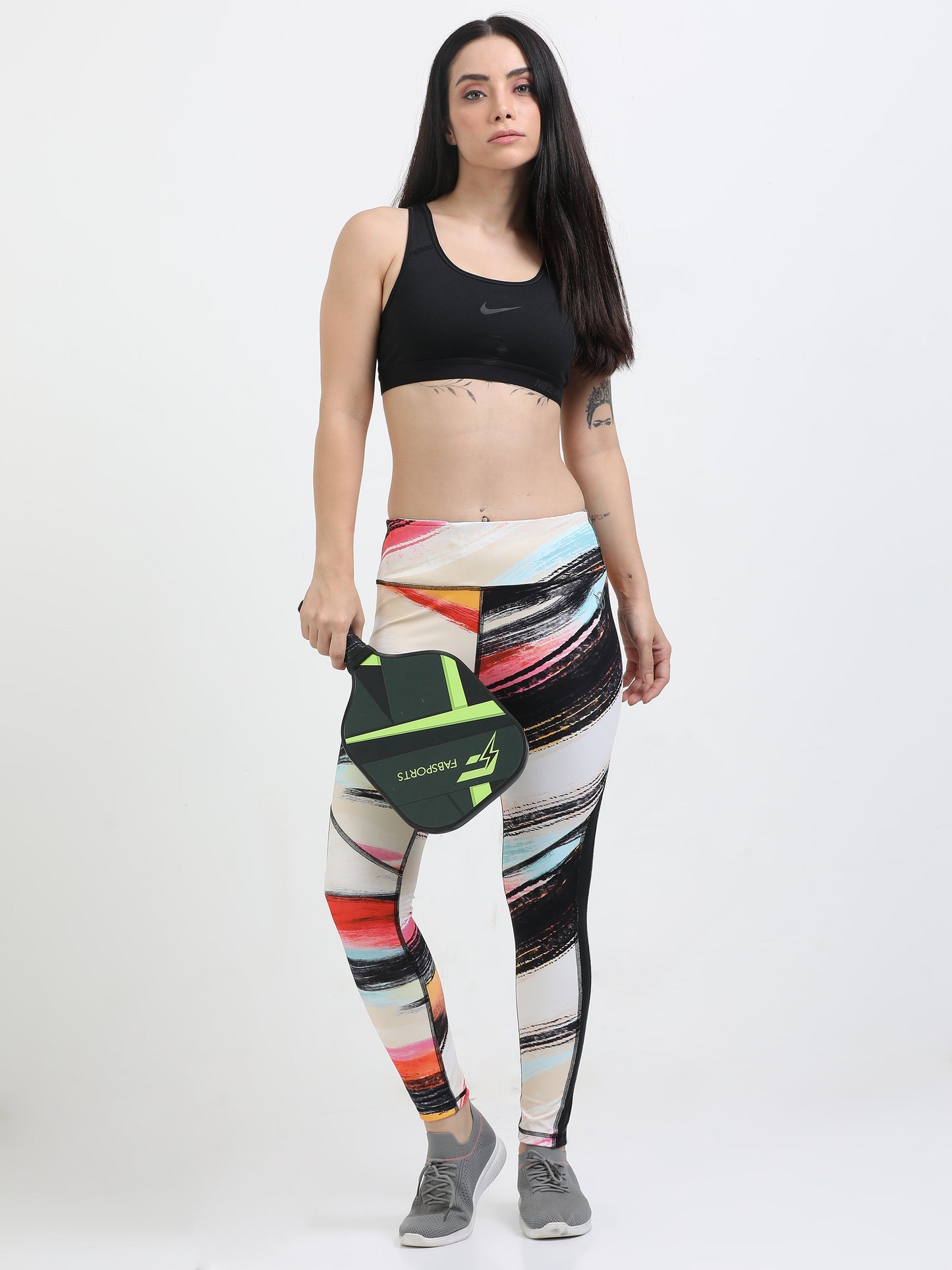 VerveFlex: Smashy Stroke printed legging - Ankle Length Tight / Legging