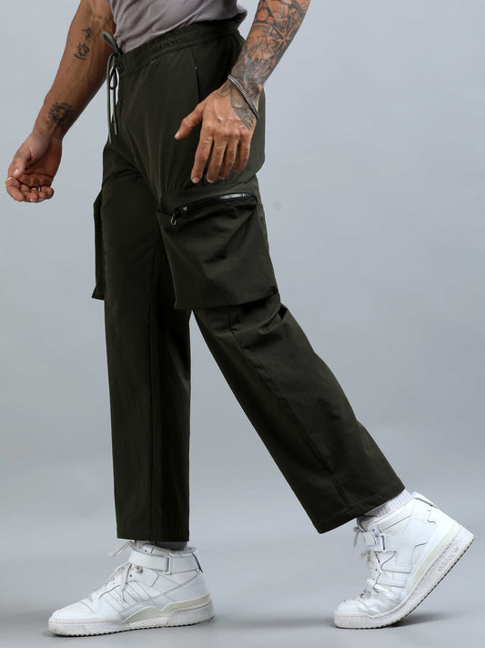 UrbanVoyage Relaxed Cargo In Olive