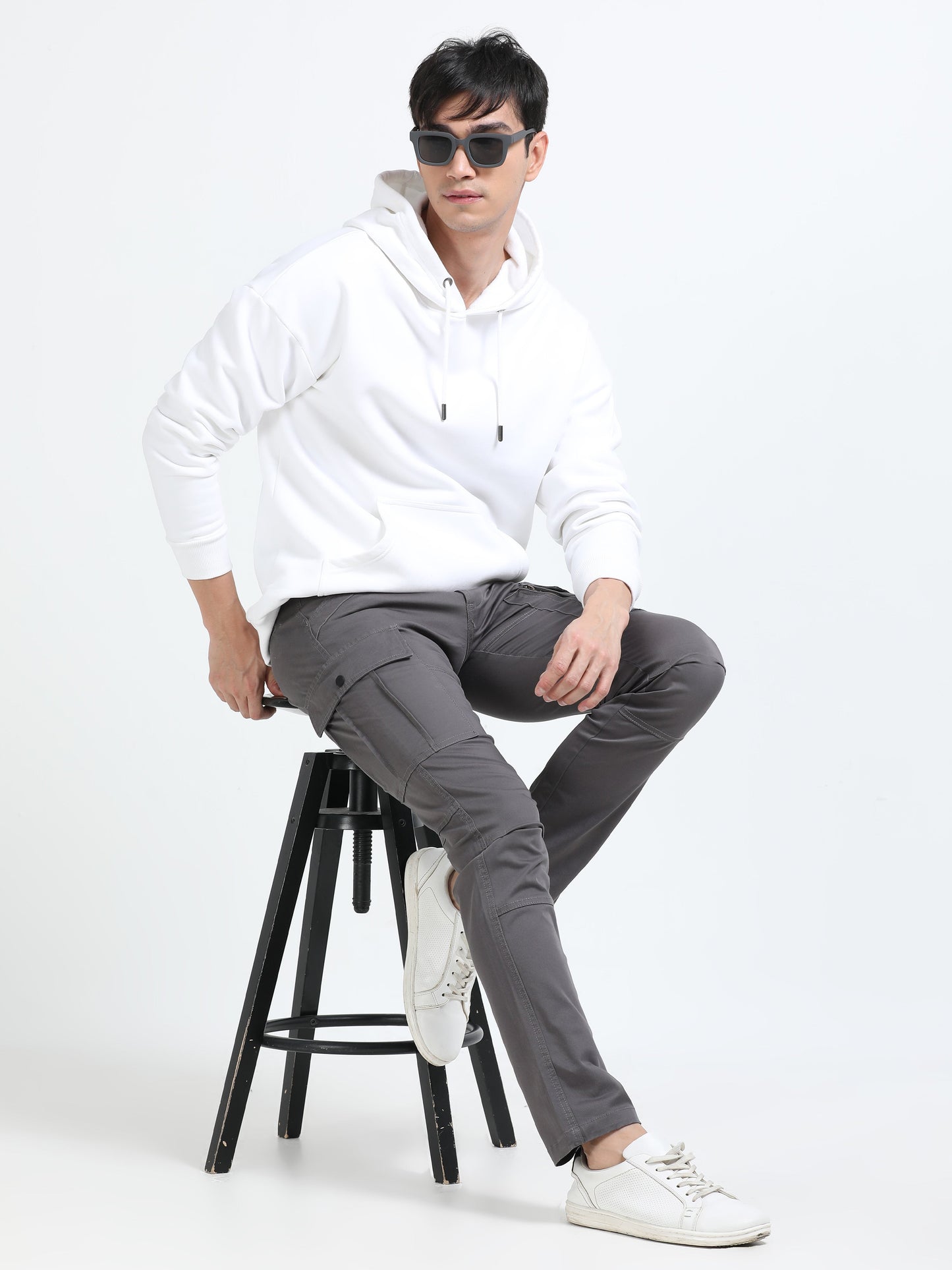 Men Heavy Cargo-Grey