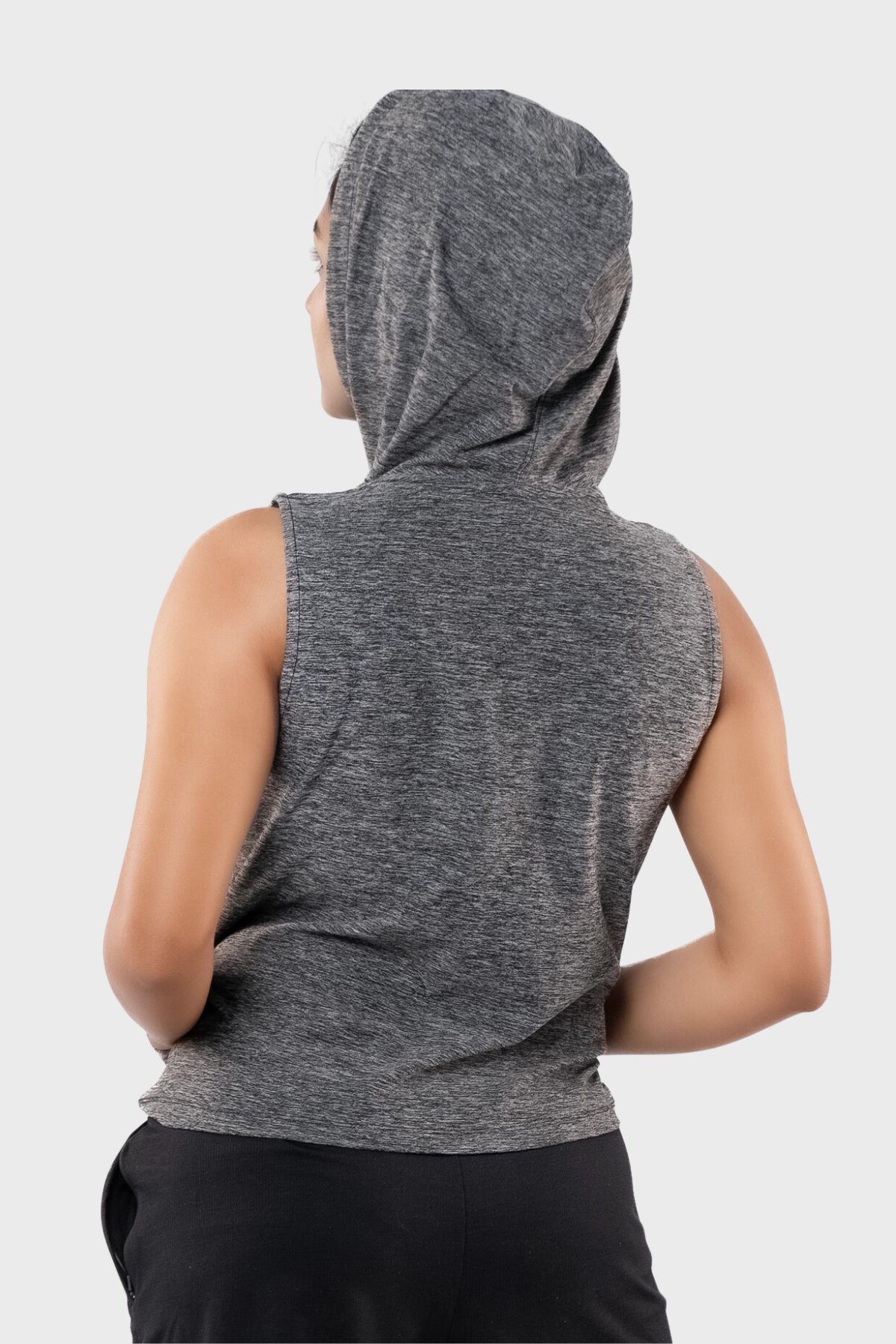 Swiftlux: Sleeveless Hoodie - Kangaroo Pockets