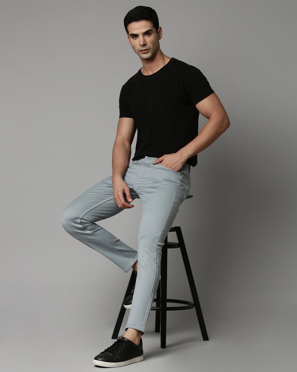 Ash Grey Colored Denim
