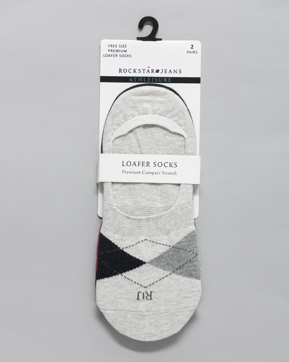 Argyle Loafer Socks