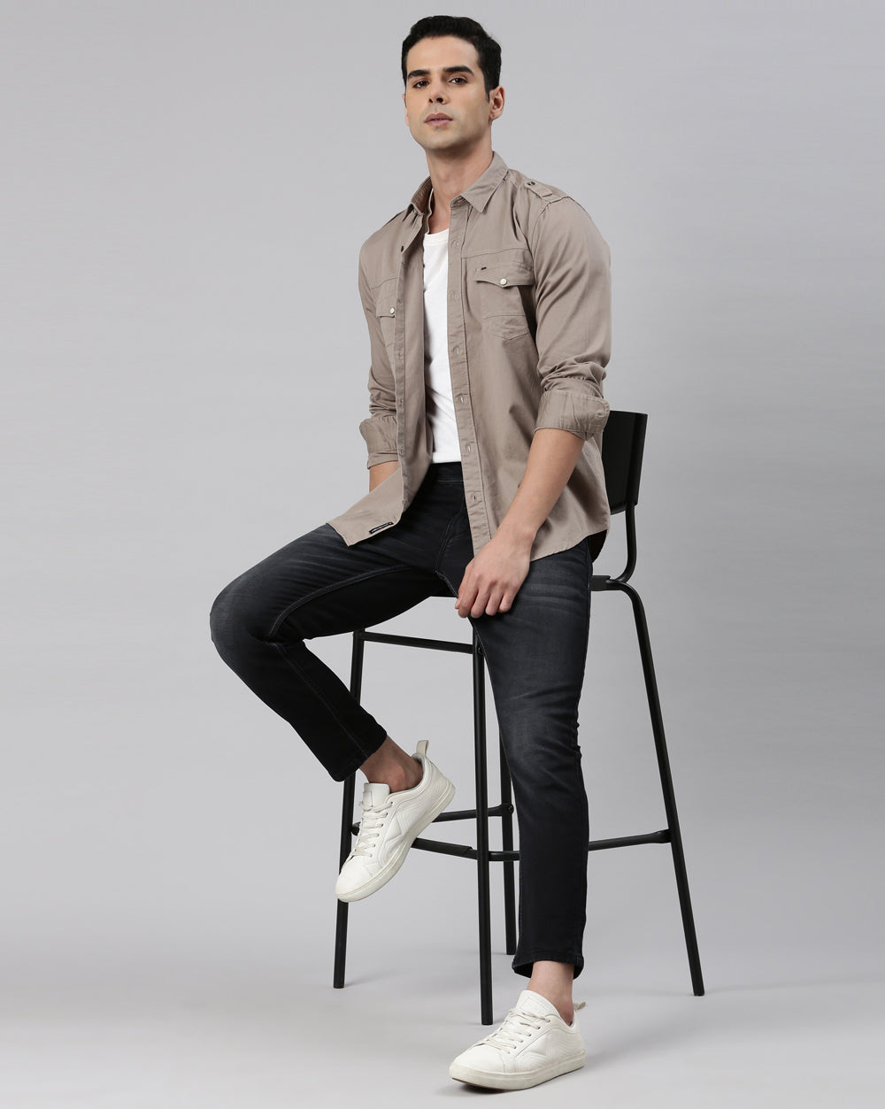 Urban Utility Shirt Khaki