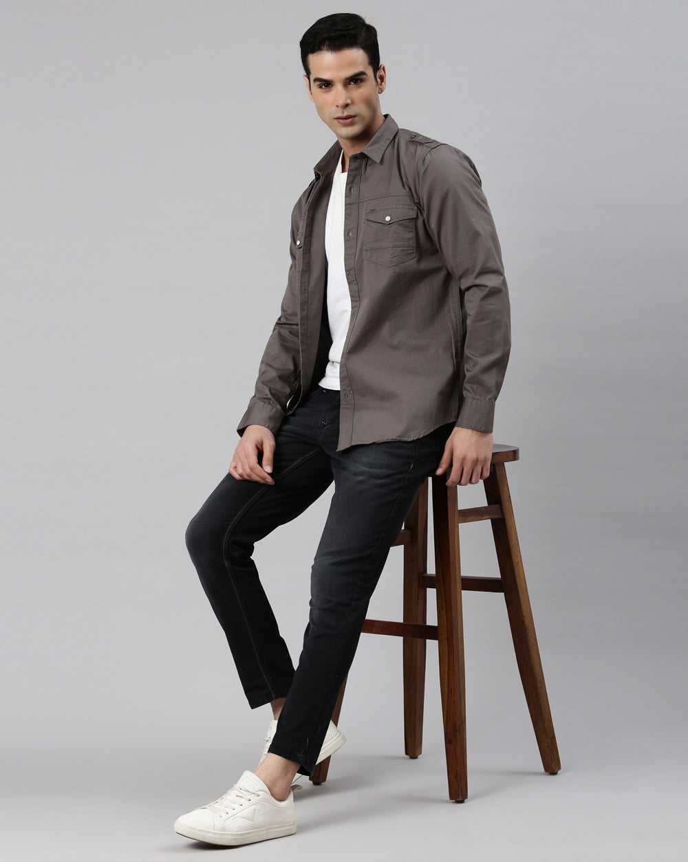 Urban Utility Shirt Dark Grey