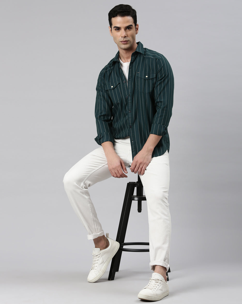Green Stripe Shirt