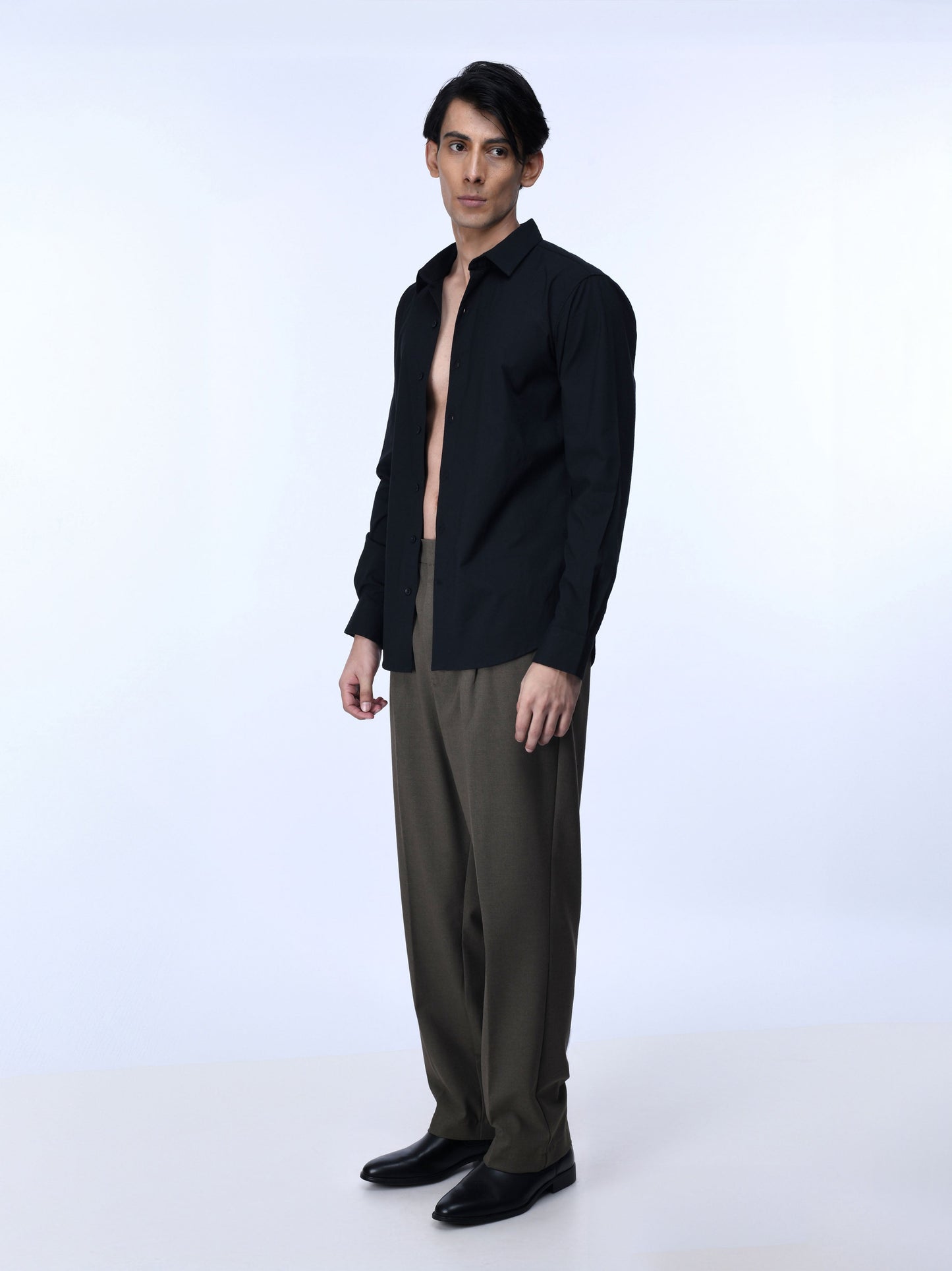 Soft Miracle Brown Relaxed Trousers