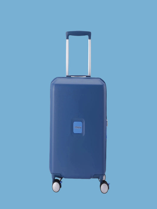 American Tourister Blue Hard Case Carry On Luggage