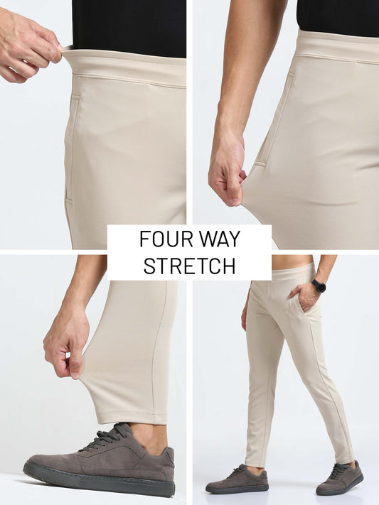 Power Stretch Joggers : Beige