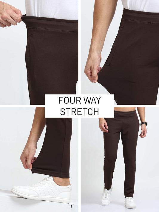 Power Stretch Joggers : Brown