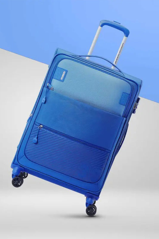 American Tourister Majoris Carry On Luggage Blue