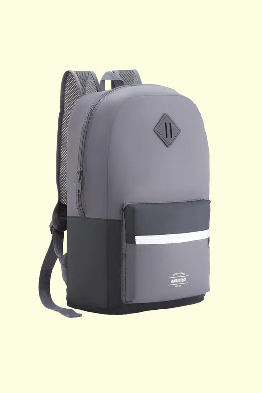 Stylish American Tourister Foldable Best Backpack Grey