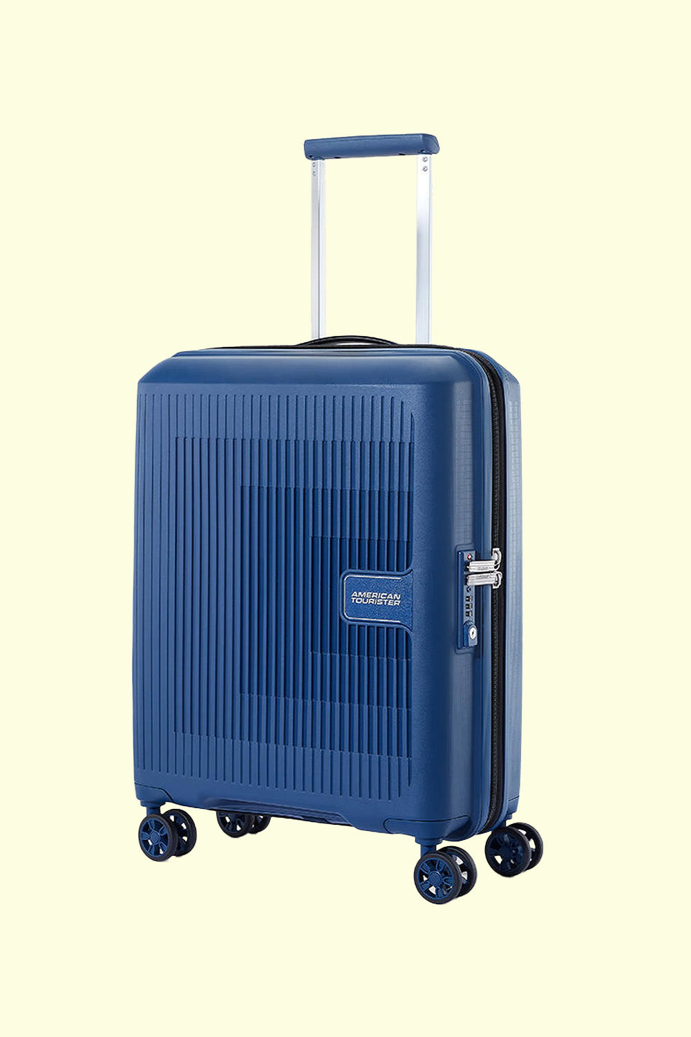 Navy Blue Aerostep American Tourister Trolley