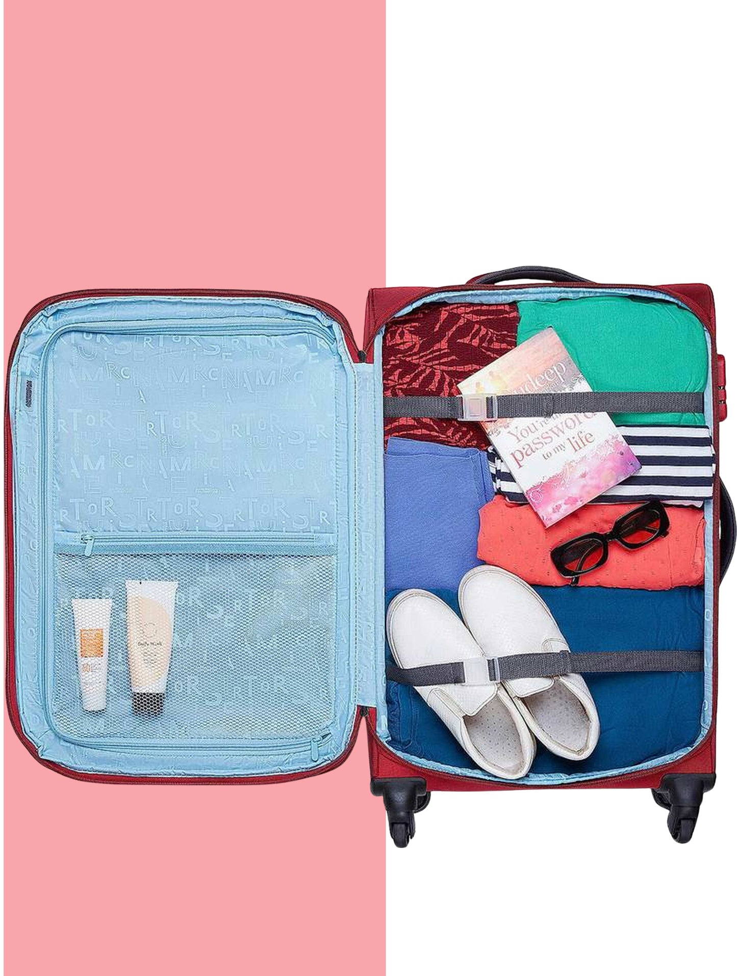Top Suitcase Brands American Tourister CRUX SP SCRLT RED
