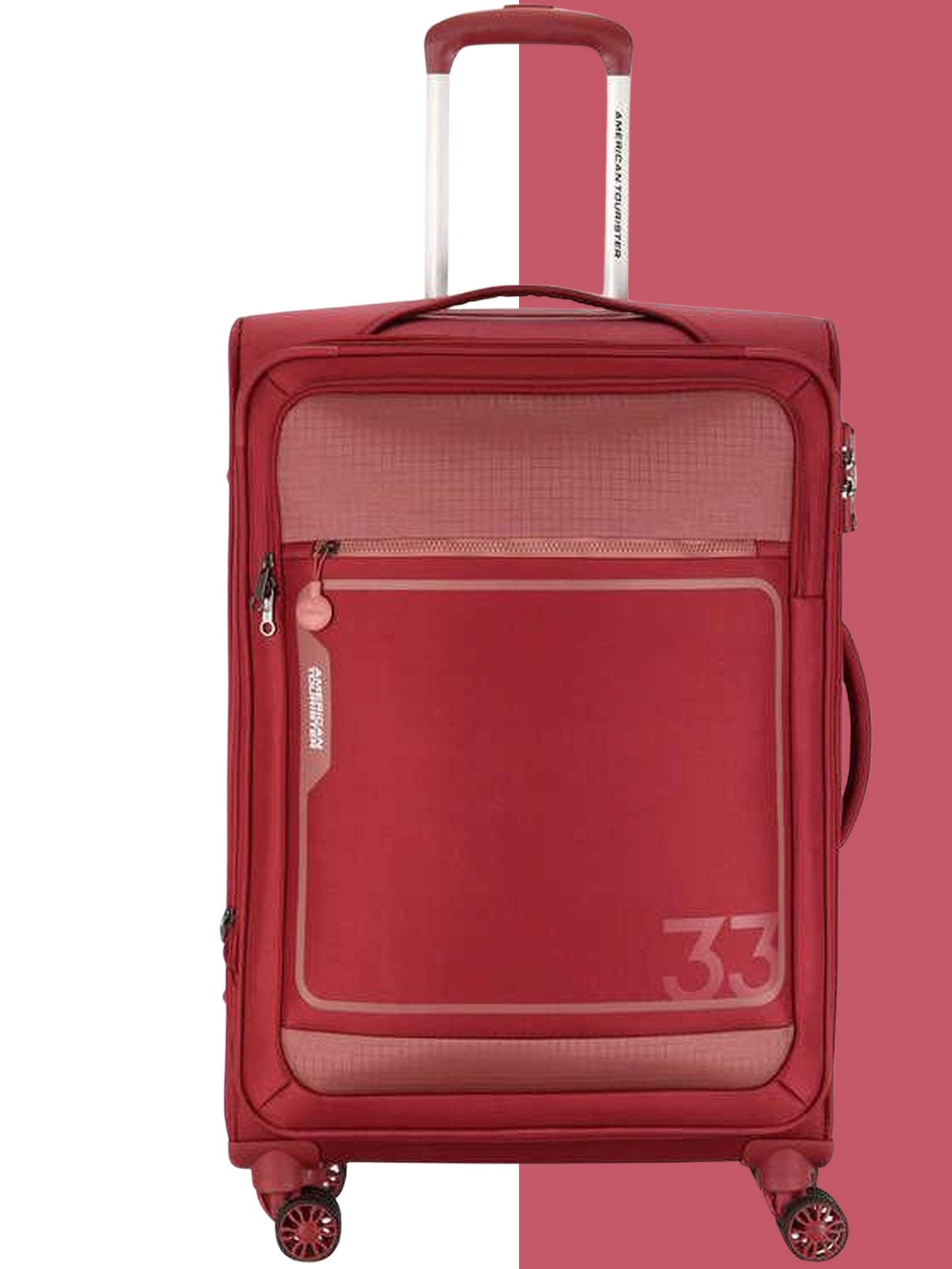 American Tourister Soft Trolley Bags ALTAIR GRNT Red