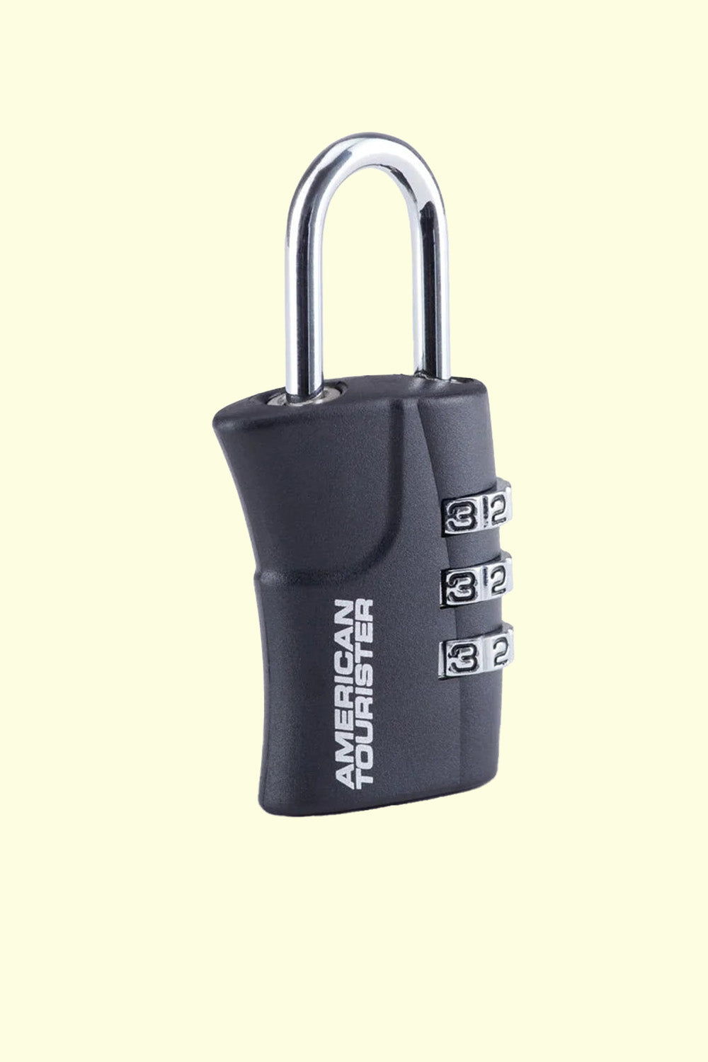 Black Trendy American Tourister 3-Dial Combi Lock