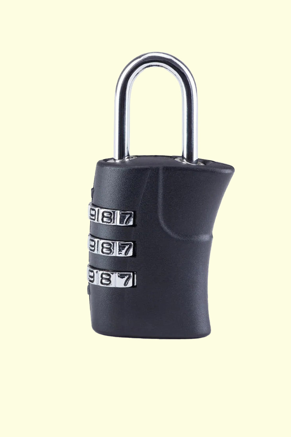 Black Trendy American Tourister 3-Dial Combi Lock