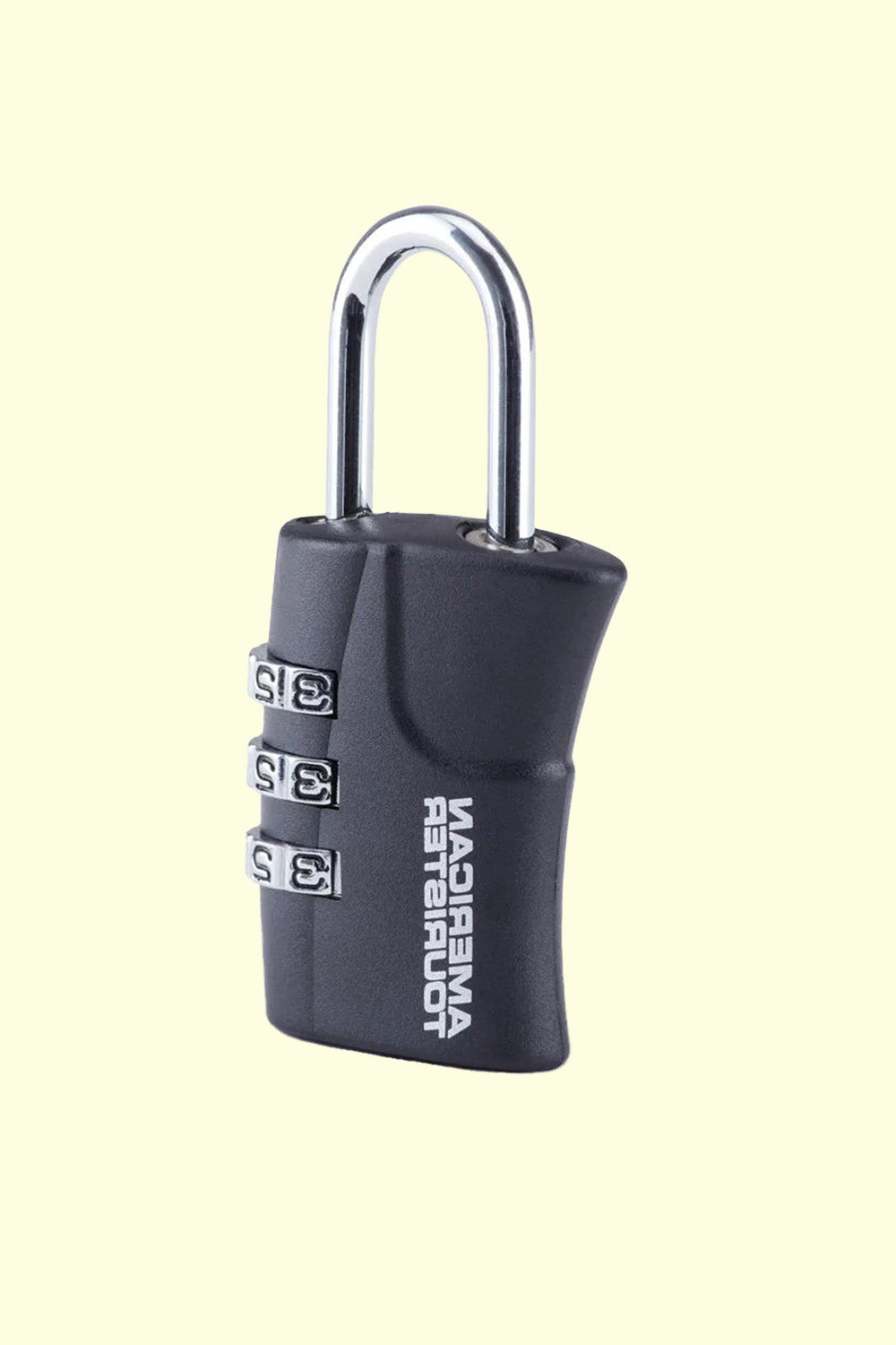 Black Trendy American Tourister 3-Dial Combi Lock