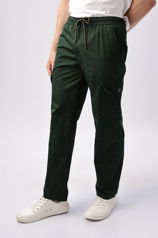 Men Relaxed Fit Air Cargo-Olive