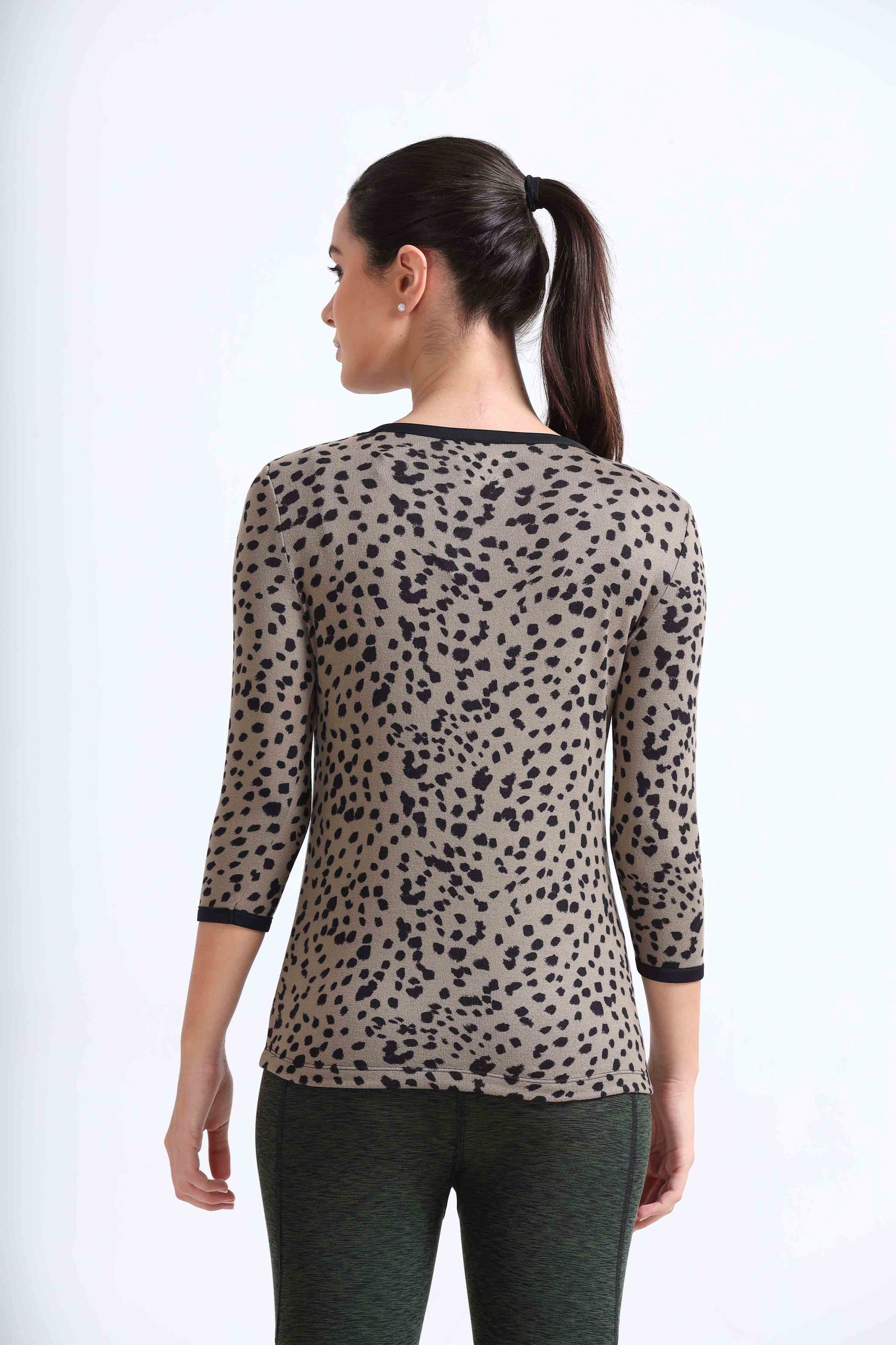 Women Leopard Tee