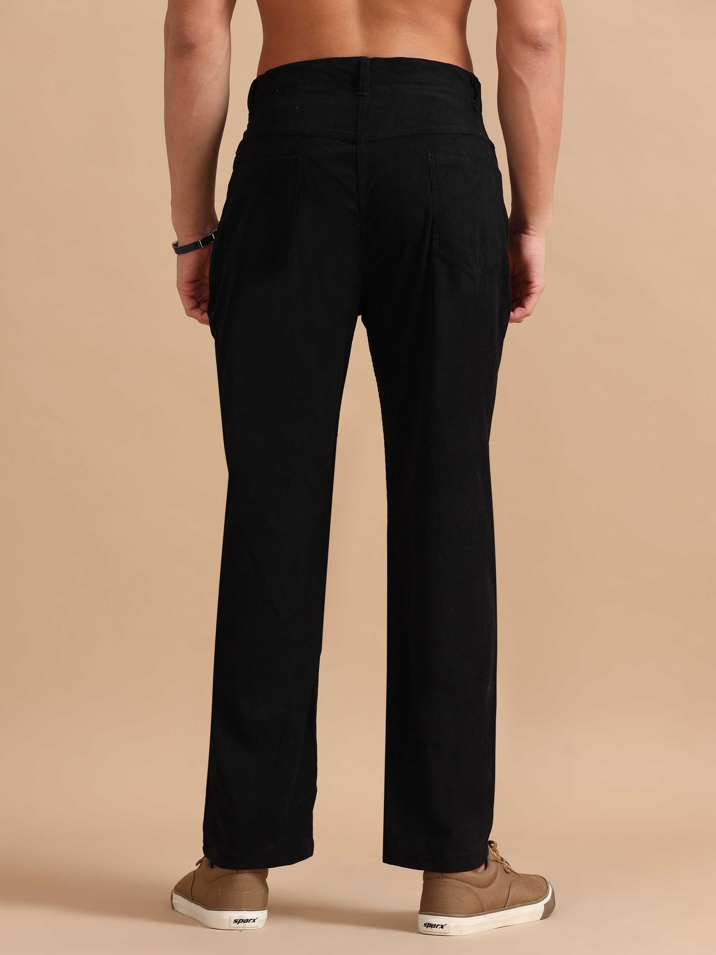Black Corduroy Trousers