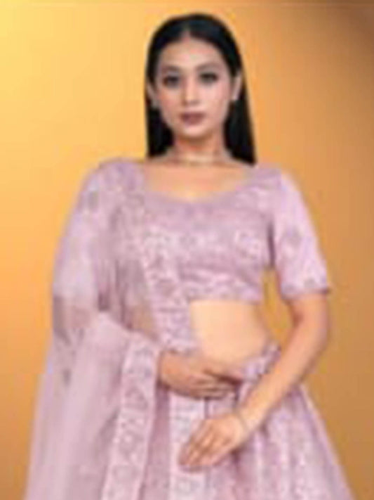 Trendy Net Light Pink Lehenga Bridal
