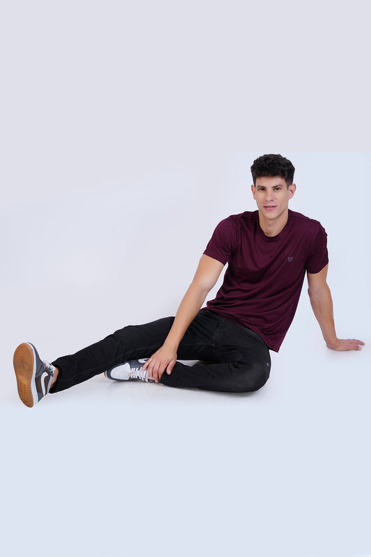 Performance Heather Crew Neck Tee