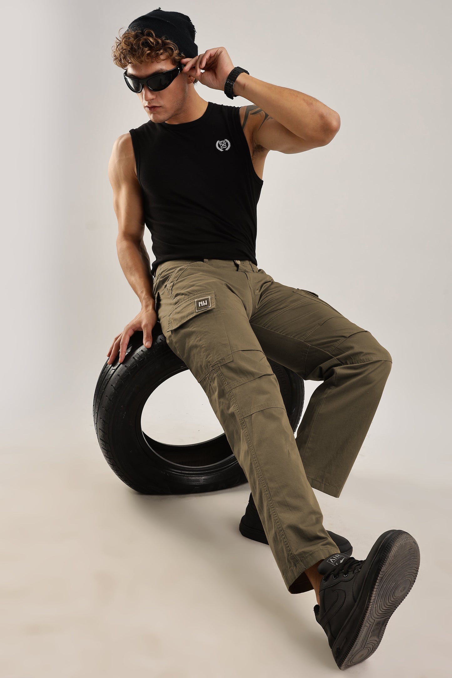 Men Heavy Air Cargo-Khakhi