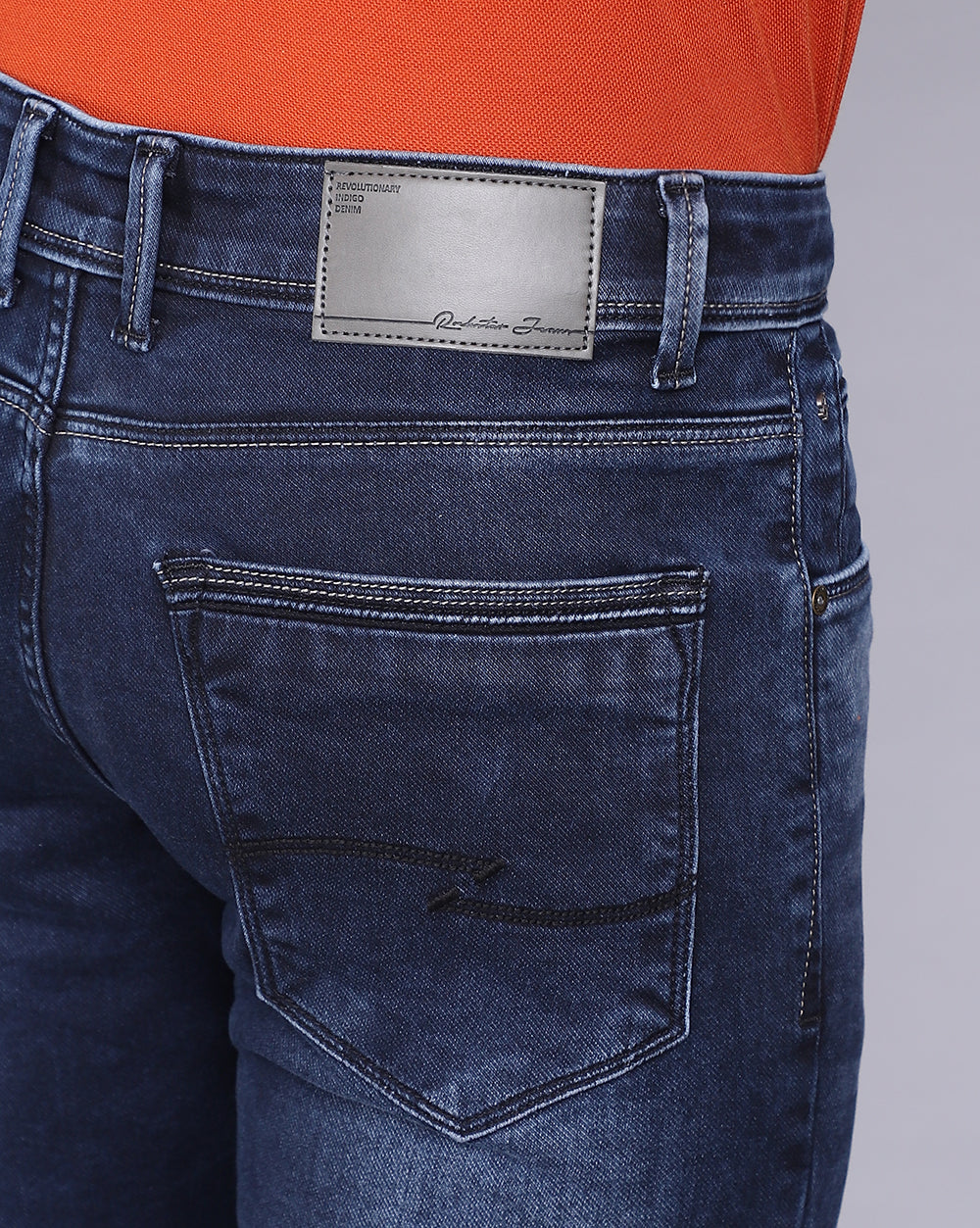 Slim Fit Jeans-Mid Blue